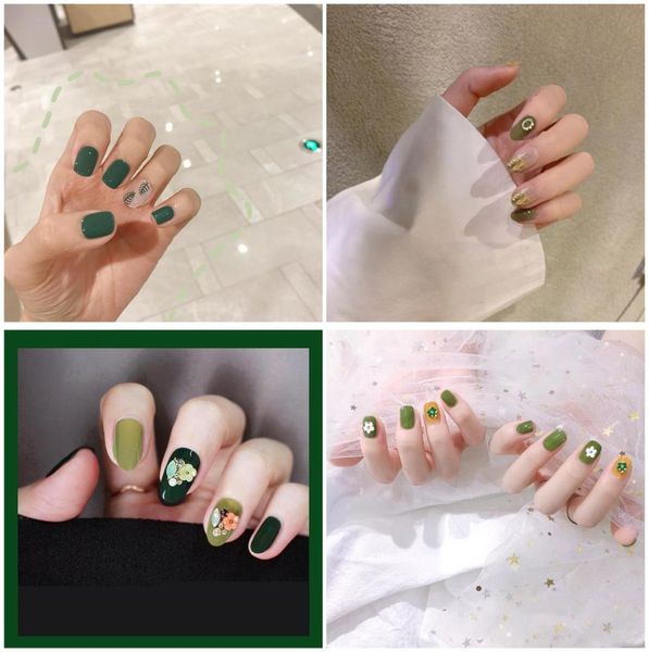 mutiple fashion avocado green pure color false nails 24pcs cute summer 3d fake nails japanese bride full nail tips, Red;gold
mutiple fashion avocado green pure color false nails 24pcs cute summer 3d fake nails japanese bride full nail tips, Red;gold