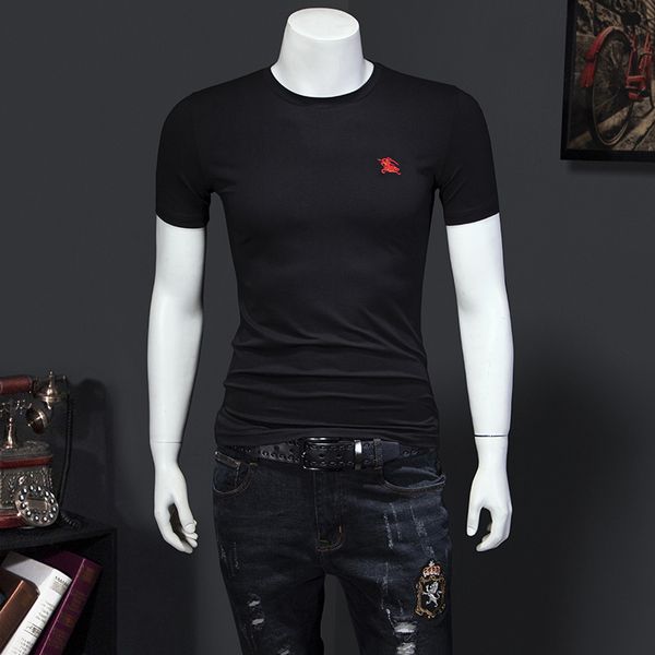 men's short sleeve t-shirt 2020 summer new embroidery round neck compassionate big men's bottoming shirt half sleeve short sleeve, White;black
men's short sleeve t-shirt 2020 summer new embroidery round neck compassionate big men's bottoming shirt half sleeve short sleeve, White;black