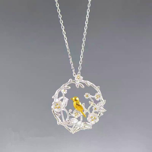 простая креативное цветение слива / golden little bird элегантных женских моды anniversary silver ожерелье подарок праздник банкет ювелирные
простая креативное цветение слива / golden little bird элегантных женских моды anniversary silver ожерелье подарок праздник банкет ювелирные