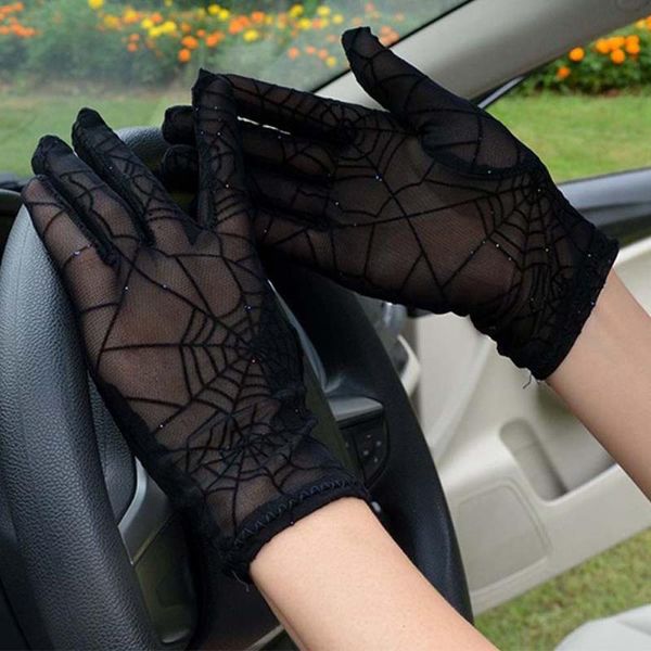 fashion summer female full finger short lace gloves women driving spider web pattern sun anti-uv black gloves, Blue;gray
fashion summer female full finger short lace gloves women driving spider web pattern sun anti-uv black gloves, Blue;gray