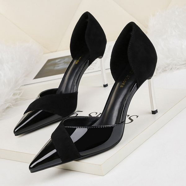 europe and the united states pointed shallow mouth high heels nightclub was thin single shoes stiletto banquet womens shoes, Black
europe and the united states pointed shallow mouth high heels nightclub was thin single shoes stiletto banquet womens shoes, Black