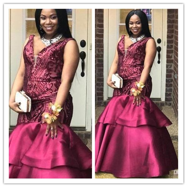 african plus size prom dresses v neck sequined appliques mermaid evening gowns sparkly satin tiered black girls party gowns vestidos
african plus size prom dresses v neck sequined appliques mermaid evening gowns sparkly satin tiered black girls party gowns vestidos
