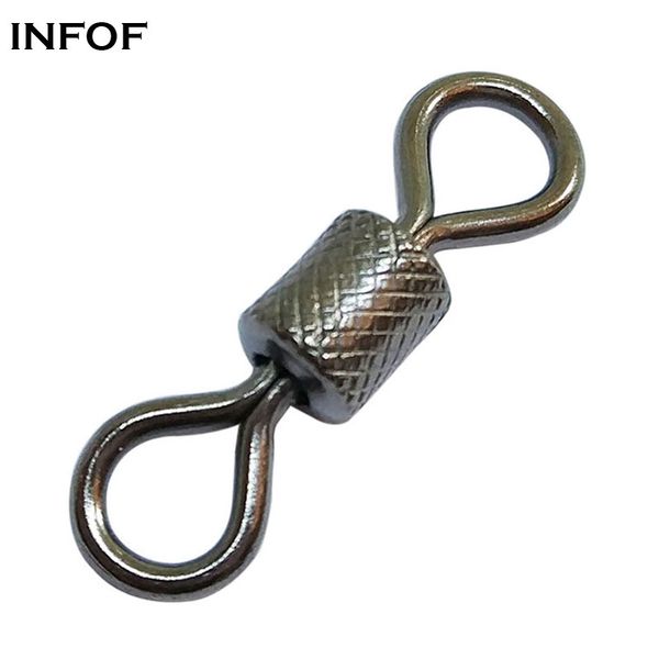 infof brand f2001 500pcs/lot fishing swivels knurling connector ball bearing swivel with safety snap solid rolling rings+
infof brand f2001 500pcs/lot fishing swivels knurling connector ball bearing swivel with safety snap solid rolling rings+