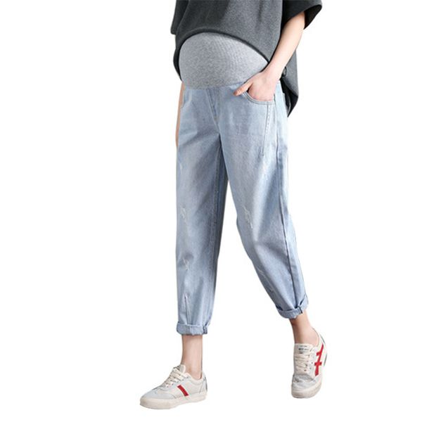 new maternity pants for pregnant women pregnancy denim jeans spring summer trousers belly capris ankle-length pants, White
new maternity pants for pregnant women pregnancy denim jeans spring summer trousers belly capris ankle-length pants, White