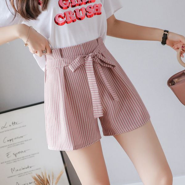 summer women shorts casual chiffon shorts female fashion elastic waist short trousers comfy striped loose lace up, White;black
summer women shorts casual chiffon shorts female fashion elastic waist short trousers comfy striped loose lace up, White;black