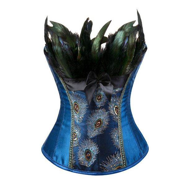 size s-6xl burlesque overbust corset embroidery peacock princess corset gothic feather clothing body shaper bustier, Black;white
size s-6xl burlesque overbust corset embroidery peacock princess corset gothic feather clothing body shaper bustier, Black;white