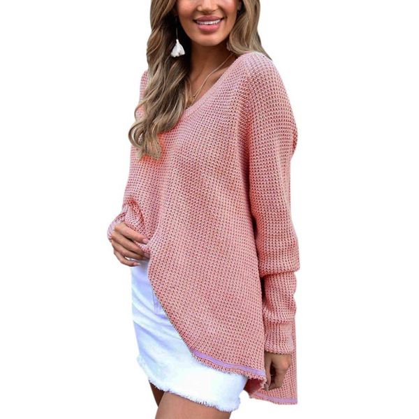 fashion pullovers women v-neck sweater women autumn winter solid color long-sleeved casual sweaters, White;black
fashion pullovers women v-neck sweater women autumn winter solid color long-sleeved casual sweaters, White;black