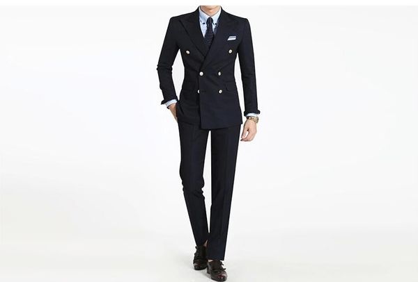 new double-breasted side vent dark blue/black groom tuxedos men's wedding dress holiday clothing business suit custom made(jacket+pants, White;black
new double-breasted side vent dark blue/black groom tuxedos men's wedding dress holiday clothing business suit custom made(jacket+pants, White;black