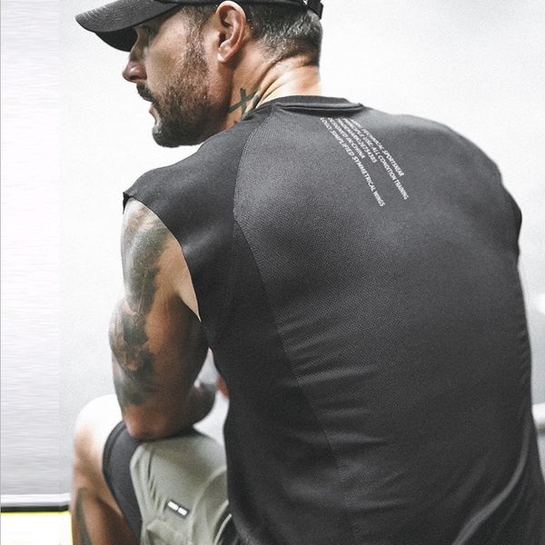 2020 summer new vest men's short sleeves men's large size sports wicking tight bottoming fitness clothes, Black;blue
2020 summer new vest men's short sleeves men's large size sports wicking tight bottoming fitness clothes, Black;blue
