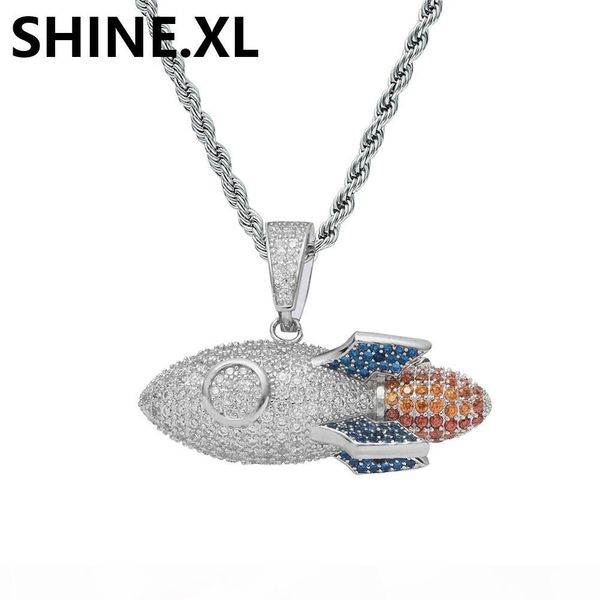iced out pendant color sterling silver material rocket pendant necklace micro paved zircon mens hip hop jewelry gift
iced out pendant color sterling silver material rocket pendant necklace micro paved zircon mens hip hop jewelry gift
