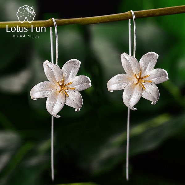 lotus fun 18k gold lily flower мотаться серьги настоящее серебро 925 пробы ручной работы дизайнер изысканные ювелирные изделия серьги для же, Golden
lotus fun 18k gold lily flower мотаться серьги настоящее серебро 925 пробы ручной работы дизайнер изысканные ювелирные изделия серьги для же, Golden
