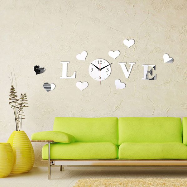fashion love romantic wall clock good quality mirror acrylic material quartz movement wall clock fashion home decoration
fashion love romantic wall clock good quality mirror acrylic material quartz movement wall clock fashion home decoration