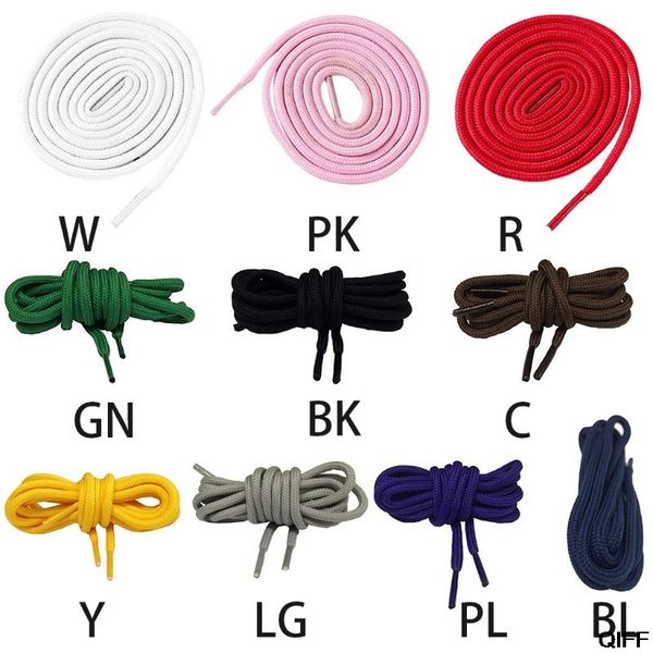 2pcs/pair 10 colors 80cm polyester round shoelaces universal colorful sweet candy color runners athletes shoe strings, Black
2pcs/pair 10 colors 80cm polyester round shoelaces universal colorful sweet candy color runners athletes shoe strings, Black