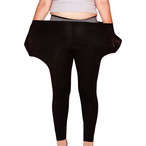 plus large size women leggings stretch ninth pant modal solid comfortable elastic thin skinny female render pants, Black
plus large size women leggings stretch ninth pant modal solid comfortable elastic thin skinny female render pants, Black