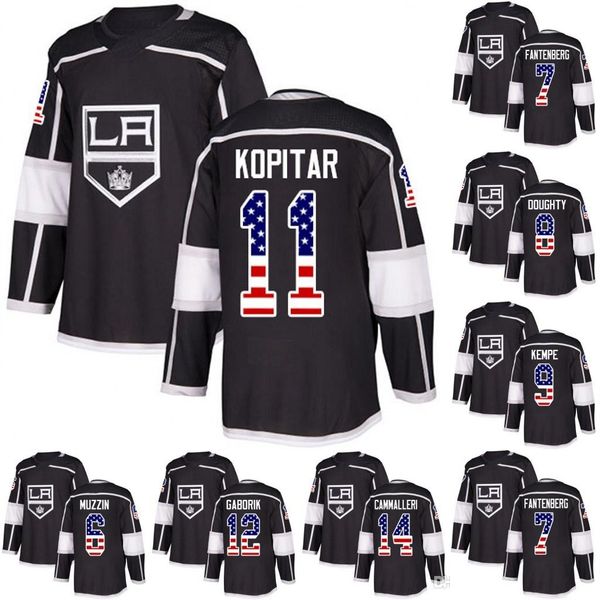 los angeles kings usa flag jersey 8 drew doughty 9 adrian kempe 11 anze kopitar 13 kyle clifford 6 jake muzzin hockey jerseys, Black;red
los angeles kings usa flag jersey 8 drew doughty 9 adrian kempe 11 anze kopitar 13 kyle clifford 6 jake muzzin hockey jerseys, Black;red