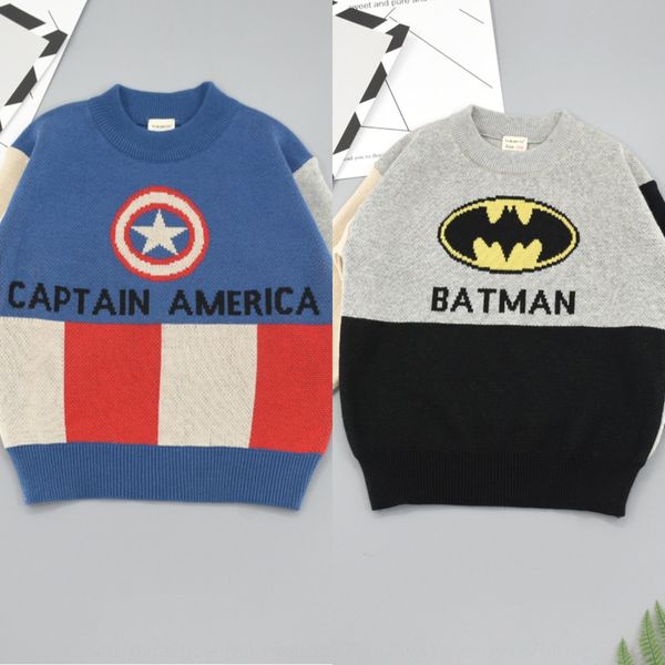 boys' for children captain americasuperman plus velvet warm cotton warm sweater baby sweater, Blue
boys' for children captain americasuperman plus velvet warm cotton warm sweater baby sweater, Blue