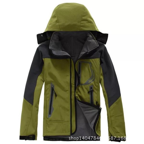 new 2020 original designer soft shell fleece windproof and rainproof men's windbreaker outdoor autumn and winter clothes climbing suit, Black;brown
new 2020 original designer soft shell fleece windproof and rainproof men's windbreaker outdoor autumn and winter clothes climbing suit, Black;brown