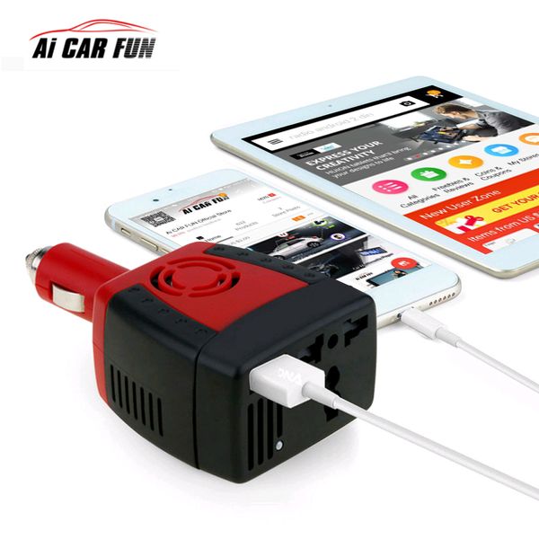 150w 2100ma car inverter usb power supply dc 12 v - ac 220 v converter transformer lapmobile phone charger universal socket
150w 2100ma car inverter usb power supply dc 12 v - ac 220 v converter transformer lapmobile phone charger universal socket
