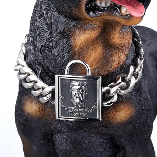 vintage dog choke cuban chain portrait pattern button dog collar strong stainless steel metal slip chain training collar, Silver
vintage dog choke cuban chain portrait pattern button dog collar strong stainless steel metal slip chain training collar, Silver