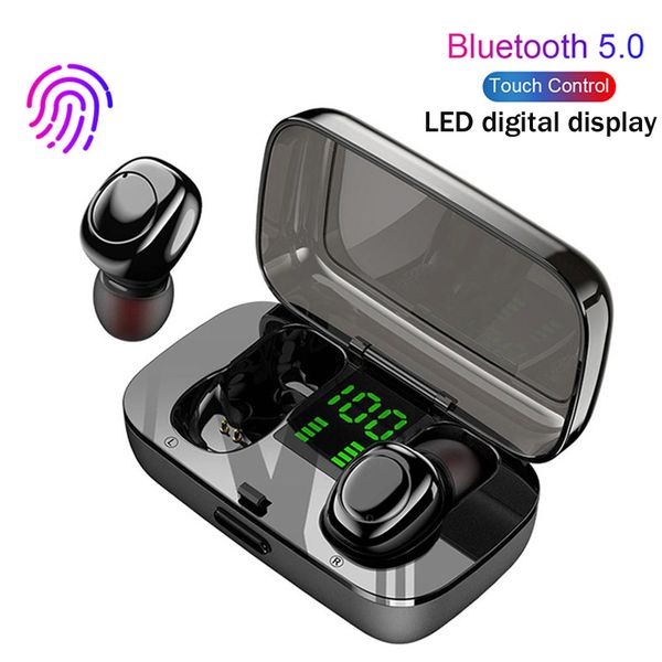 newly bluetooth 5.0 earphone tws wireless in-ear stereo headset led power display gaming sports earbuds waterproof touch control headphone
newly bluetooth 5.0 earphone tws wireless in-ear stereo headset led power display gaming sports earbuds waterproof touch control headphone