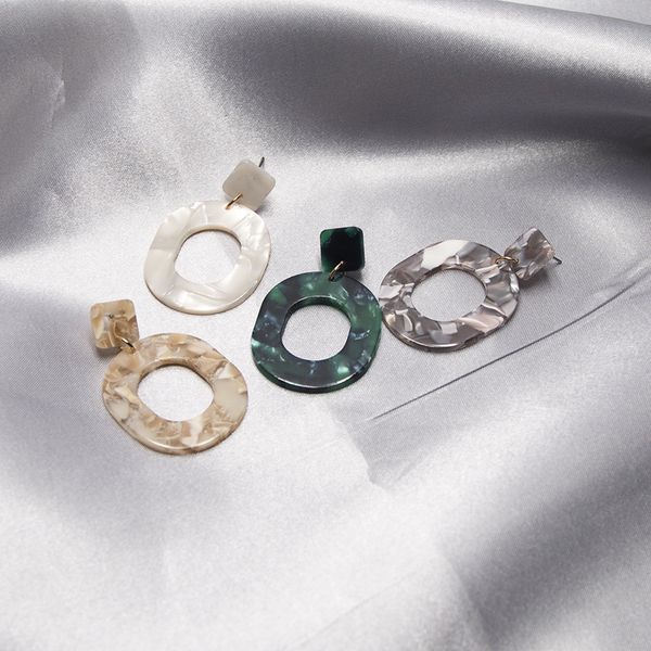new korea tortoise color leopard drop earrings for women girl geometric circle square long drop earrings wild simple jewelry, Silver
new korea tortoise color leopard drop earrings for women girl geometric circle square long drop earrings wild simple jewelry, Silver