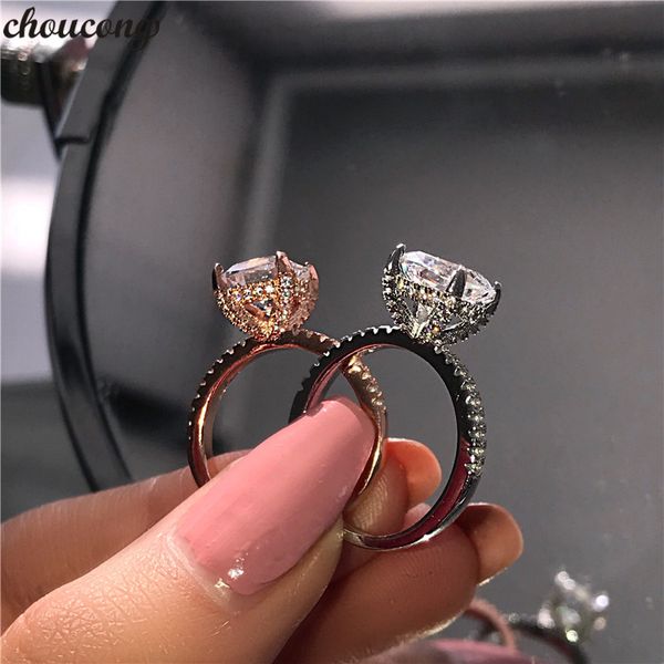 classic promise ring 1ct diamond real 925 sterling silver engagement wedding band ring for women men party jewelry, Slivery;golden
classic promise ring 1ct diamond real 925 sterling silver engagement wedding band ring for women men party jewelry, Slivery;golden