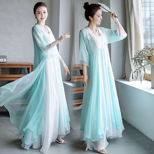 2019 chinese dress vestidos women's chiffon robe cheongsam qipao zen meditation dress clothes vintage casual retro, Red
2019 chinese dress vestidos women's chiffon robe cheongsam qipao zen meditation dress clothes vintage casual retro, Red