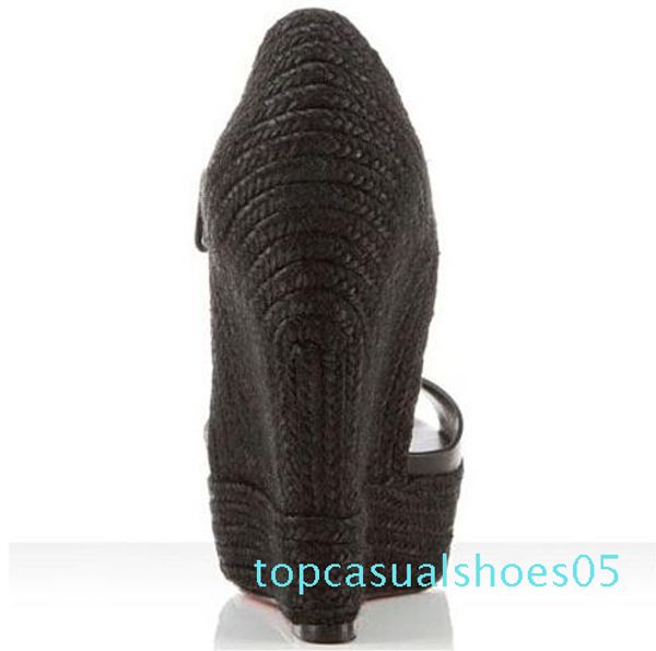 summer designer women's platform wedge sandals red bottom shoes praia espadrille 140mm popular ladies high heels wedges luxury footwear, Black
summer designer women's platform wedge sandals red bottom shoes praia espadrille 140mm popular ladies high heels wedges luxury footwear, Black