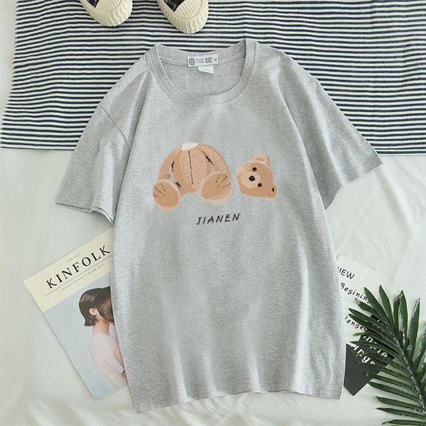 2020 womens mens designer t shirt men women t shirt hip hop short sleeves fashion beheaded bear tee size xs-3xl, White
2020 womens mens designer t shirt men women t shirt hip hop short sleeves fashion beheaded bear tee size xs-3xl, White