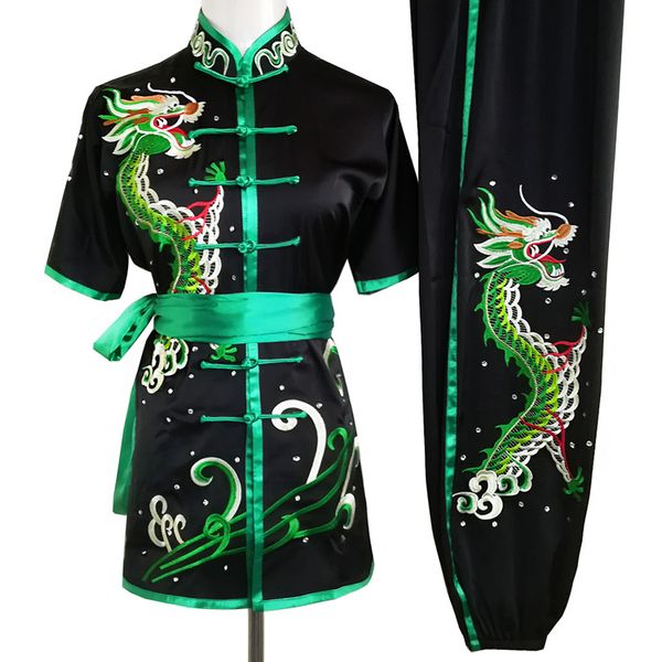 chinese wushu uniform kungfu clothes martial arts suit taolu outfit garment routine demo kimono for men women boy girl kids adults children, Black;red
chinese wushu uniform kungfu clothes martial arts suit taolu outfit garment routine demo kimono for men women boy girl kids adults children, Black;red