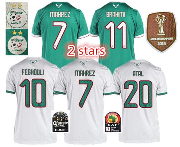 2019 2 stars african cup algeria soccer jerseys home away afcon mahrez feghouli brahimi bounedjah bouazza 19 algerie jersey football shirts, Black;yellow
2019 2 stars african cup algeria soccer jerseys home away afcon mahrez feghouli brahimi bounedjah bouazza 19 algerie jersey football shirts, Black;yellow