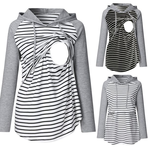 pregnant women hooded maternity clothes striped nursing pregnancy t-shirt autumn winter ladies casual breastfeeding hoodies
pregnant women hooded maternity clothes striped nursing pregnancy t-shirt autumn winter ladies casual breastfeeding hoodies