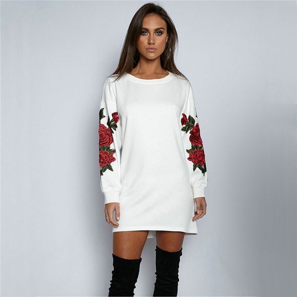 autumn womens print floral embroidered rose long sleeve hoodie sweatshirt jumper women pullover casual sweatwear coat, Black
autumn womens print floral embroidered rose long sleeve hoodie sweatshirt jumper women pullover casual sweatwear coat, Black