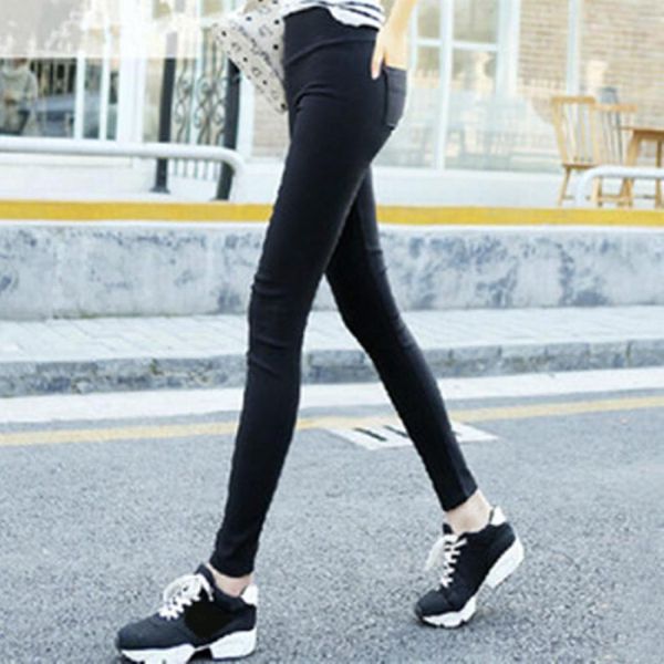 2019 spring new fashion women pencil pants casual high waist skinny trousers plus size black white stretch pants
2019 spring new fashion women pencil pants casual high waist skinny trousers plus size black white stretch pants