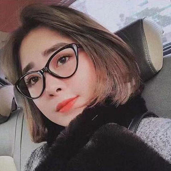 cat's eye glasses frame artistic hipster glasses frame with myopia plain lens 2383, Silver
cat's eye glasses frame artistic hipster glasses frame with myopia plain lens 2383, Silver