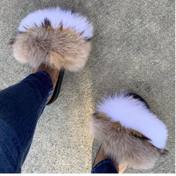 size 45 cute pantufas 2020 fox hair slippers women fur home fluffy sliders plush furry summer flats sweet ladies shoes, Black
size 45 cute pantufas 2020 fox hair slippers women fur home fluffy sliders plush furry summer flats sweet ladies shoes, Black