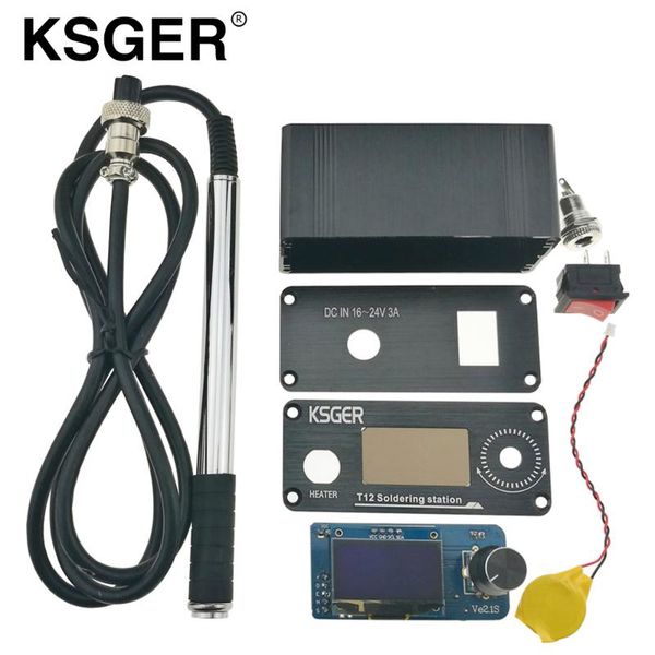 ksger v2.1s stm32 oled t12 digital diy soldering station controller 9501 stainless steel alloy electric soldering iron handle
ksger v2.1s stm32 oled t12 digital diy soldering station controller 9501 stainless steel alloy electric soldering iron handle