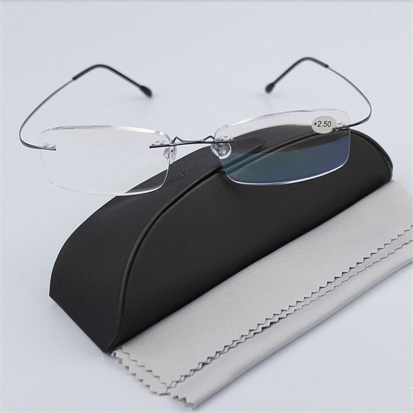 zilead сплава rimless рамка для чтения очки сбросьте зрительное утомление дальнозоркостью очки tr90 ultralight простые родители оправы, Silver
zilead сплава rimless рамка для чтения очки сбросьте зрительное утомление дальнозоркостью очки tr90 ultralight простые родители оправы, Silver