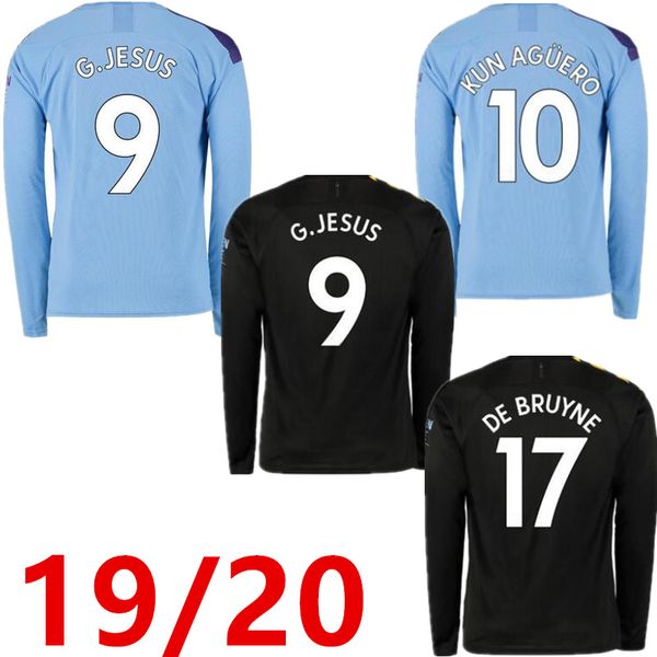 long sleeve mahrez 19 20 man soccer jerseys 2019 2020 city de bruyne kun aguero football shirt bernardo camiseta mendy walker sane maillot, Black;yellow
long sleeve mahrez 19 20 man soccer jerseys 2019 2020 city de bruyne kun aguero football shirt bernardo camiseta mendy walker sane maillot, Black;yellow