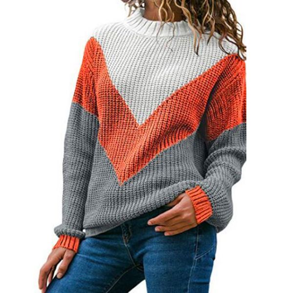 contrast women sweaters pullover new warm leisure long sleeve geometric multi-colors casual fashion knitted autumn winter, White;black
contrast women sweaters pullover new warm leisure long sleeve geometric multi-colors casual fashion knitted autumn winter, White;black