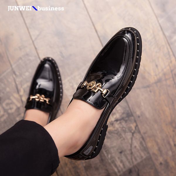 mens business formal slip-on pattern men british style leather wedding party loafers moccasins italian club shoes 4, Black
mens business formal slip-on pattern men british style leather wedding party loafers moccasins italian club shoes 4, Black