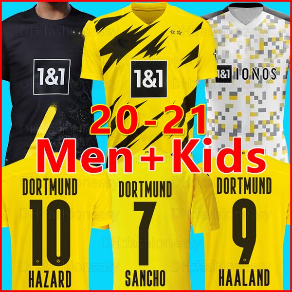 haaland borussia 20 21 dortmund soccer jersey 2020 2021 football shirt 110th sancho reus hummels brandt paco delaney men + kids kit maillot, Black;yellow
haaland borussia 20 21 dortmund soccer jersey 2020 2021 football shirt 110th sancho reus hummels brandt paco delaney men + kids kit maillot, Black;yellow