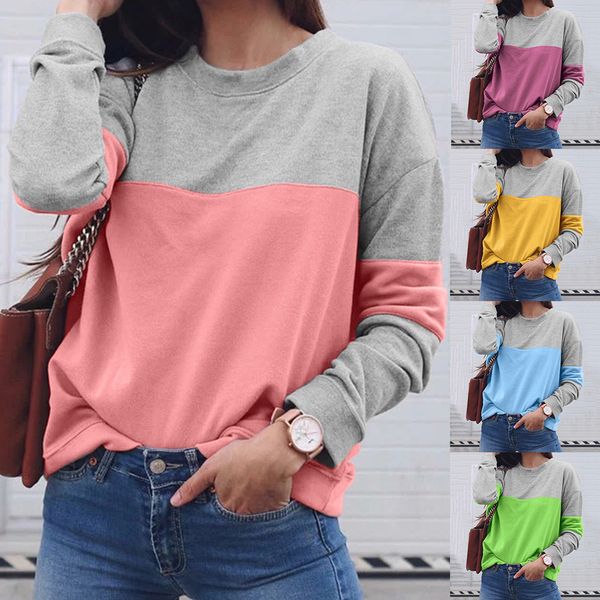 2019 women fashion patchwork pullover sweatshirt women's long sleeve o-neck patchwork print hoodie sweatshirt blouse, Black
2019 women fashion patchwork pullover sweatshirt women's long sleeve o-neck patchwork print hoodie sweatshirt blouse, Black