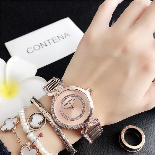 women rhinestone stainless steel quartz watches ladies business bracelet bangle watch quartz female clock w, Slivery;brown
women rhinestone stainless steel quartz watches ladies business bracelet bangle watch quartz female clock w, Slivery;brown