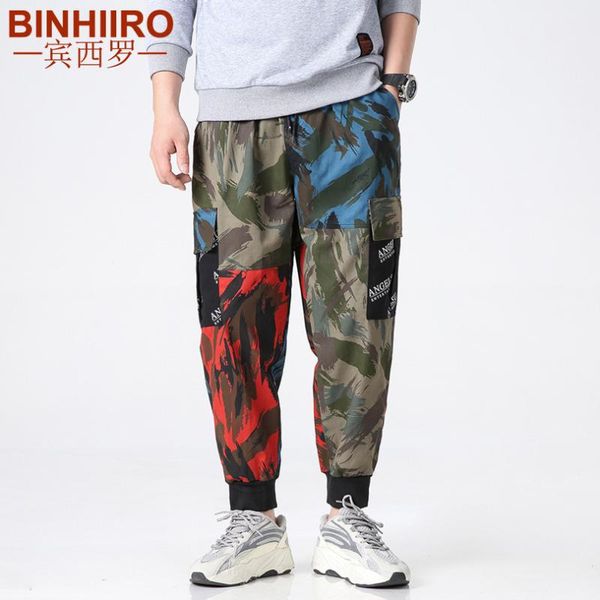 men's fashion cargo pants spring and summer comfortable printing camouflage trousers multi-pocket speed foot loose harem pants, Black
men's fashion cargo pants spring and summer comfortable printing camouflage trousers multi-pocket speed foot loose harem pants, Black
