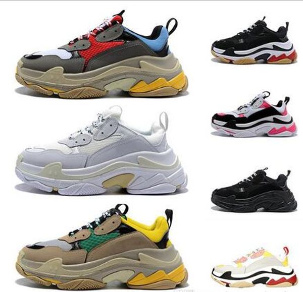 platform luxury designer shoes triple s beige green yellow mens womens trainers sneakers paris 17fw designer shoes us 5.5-11, Black
platform luxury designer shoes triple s beige green yellow mens womens trainers sneakers paris 17fw designer shoes us 5.5-11, Black