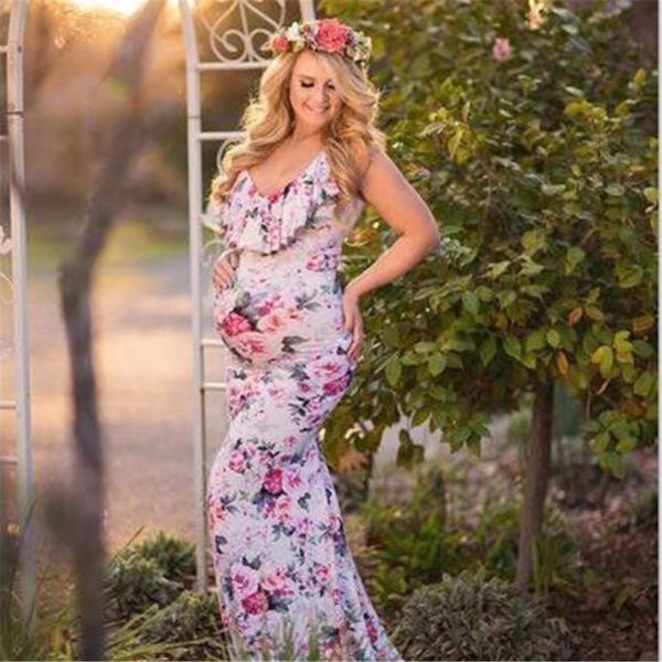 maternity pgraphy dress summer floral printed pregnancy clothes women v-neck dresses for p shoot maternity dress, White
maternity pgraphy dress summer floral printed pregnancy clothes women v-neck dresses for p shoot maternity dress, White