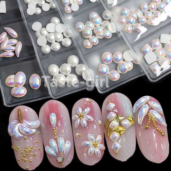 1 pack white abs imitation pearls mixed design flat back 3d nail art decorations pearls rhinestones nails accessories stones, Silver;gold
1 pack white abs imitation pearls mixed design flat back 3d nail art decorations pearls rhinestones nails accessories stones, Silver;gold