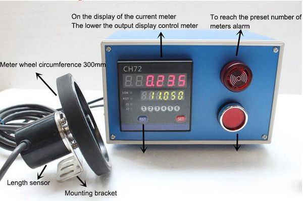 electronic digital meter machine meter electronic encoder wheel roll to measure length recorder ch72
electronic digital meter machine meter electronic encoder wheel roll to measure length recorder ch72