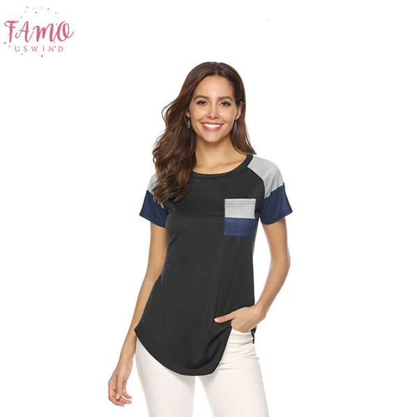 2019 summer t shirt women thin tee shirt female shirt women short sleeve o neck tee loose stripe leisure t, White
2019 summer t shirt women thin tee shirt female shirt women short sleeve o neck tee loose stripe leisure t, White
